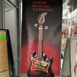 Guitar music toy plays “Love me tender” Musical design Fun gift for Musicians